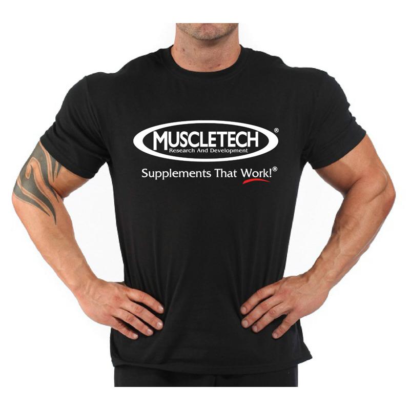 Health Wellness And Fitness - T Shirt Bodybuilding Fitness Palestra 'Muscletech'