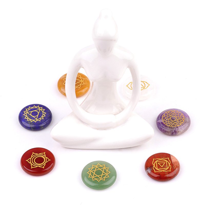 7pcs/set Natural Stone Beads O - Healing Crystal Set review and price