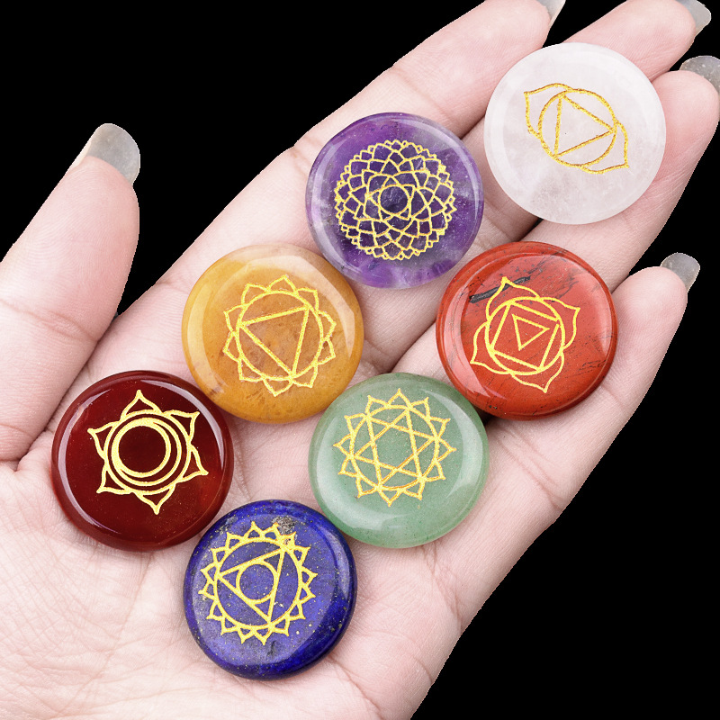 7pcs/set Natural Stone Beads O - Healing Crystal Set review and price