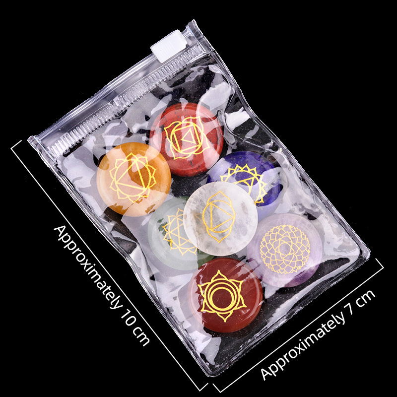 7pcs/set Natural Stone Beads O - Healing Crystal Set review and price