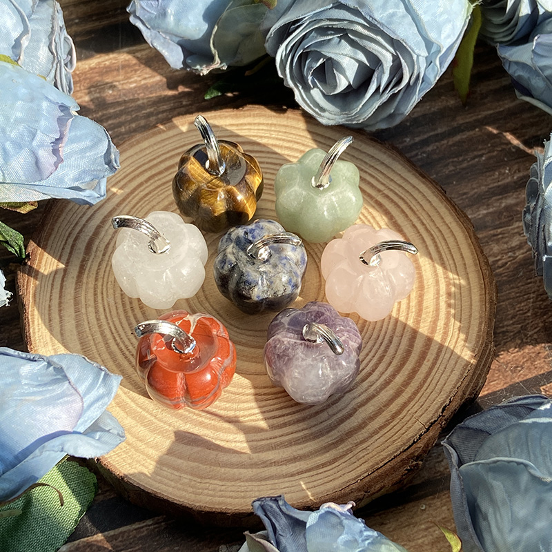 Mixed Natural Crystal Pumpkin  - Healing Crystal Set review and price