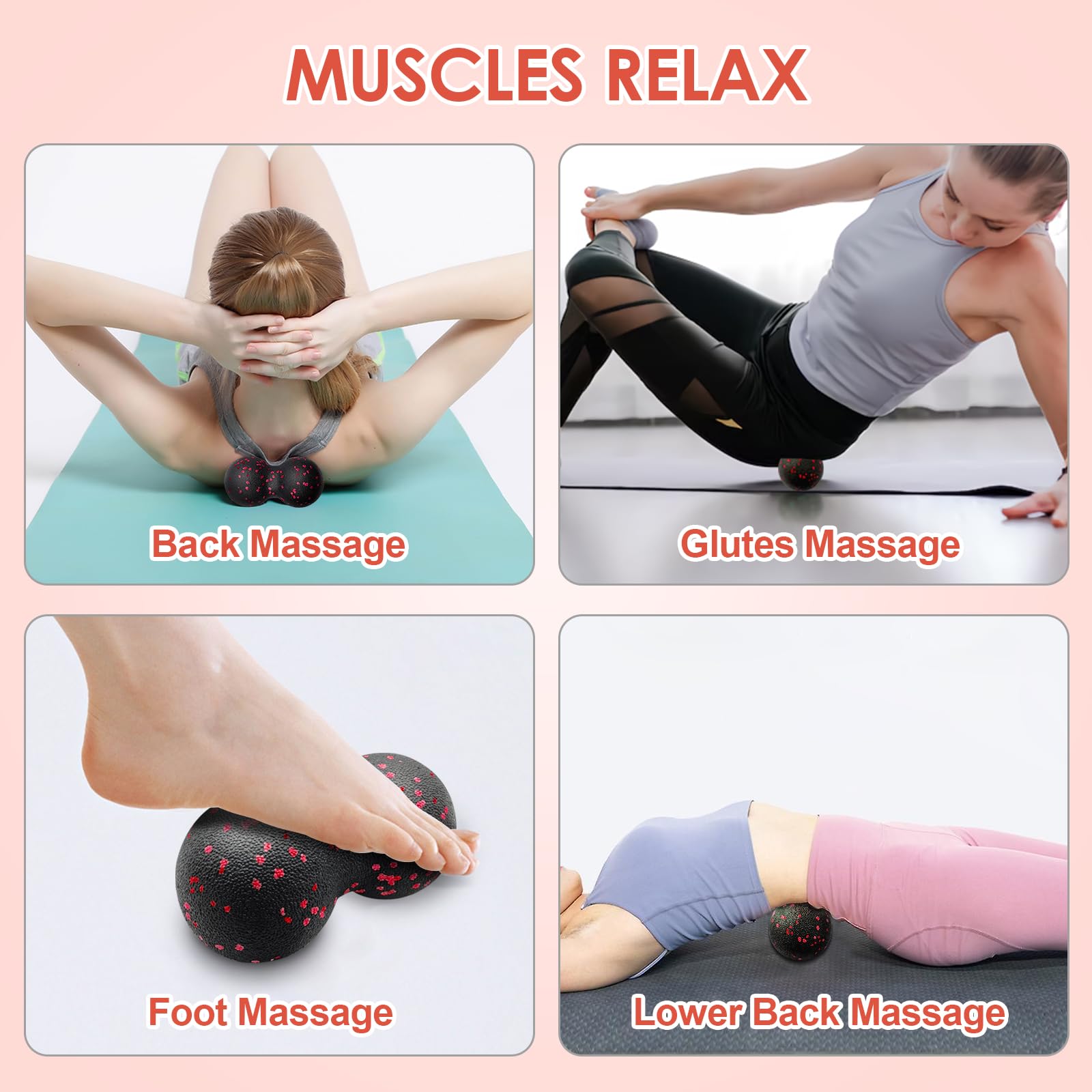 Hollow Yoga Roller Massage Pea - Health Wellness And Fitness review and price