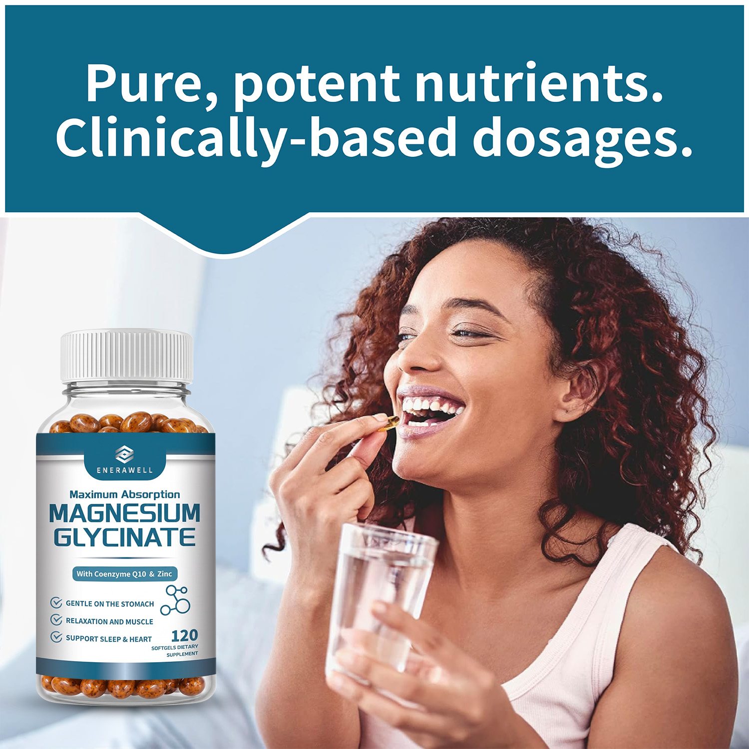 Magnesium Glycinate 500mg Nutr - Wellness Health Nutrition review and price
