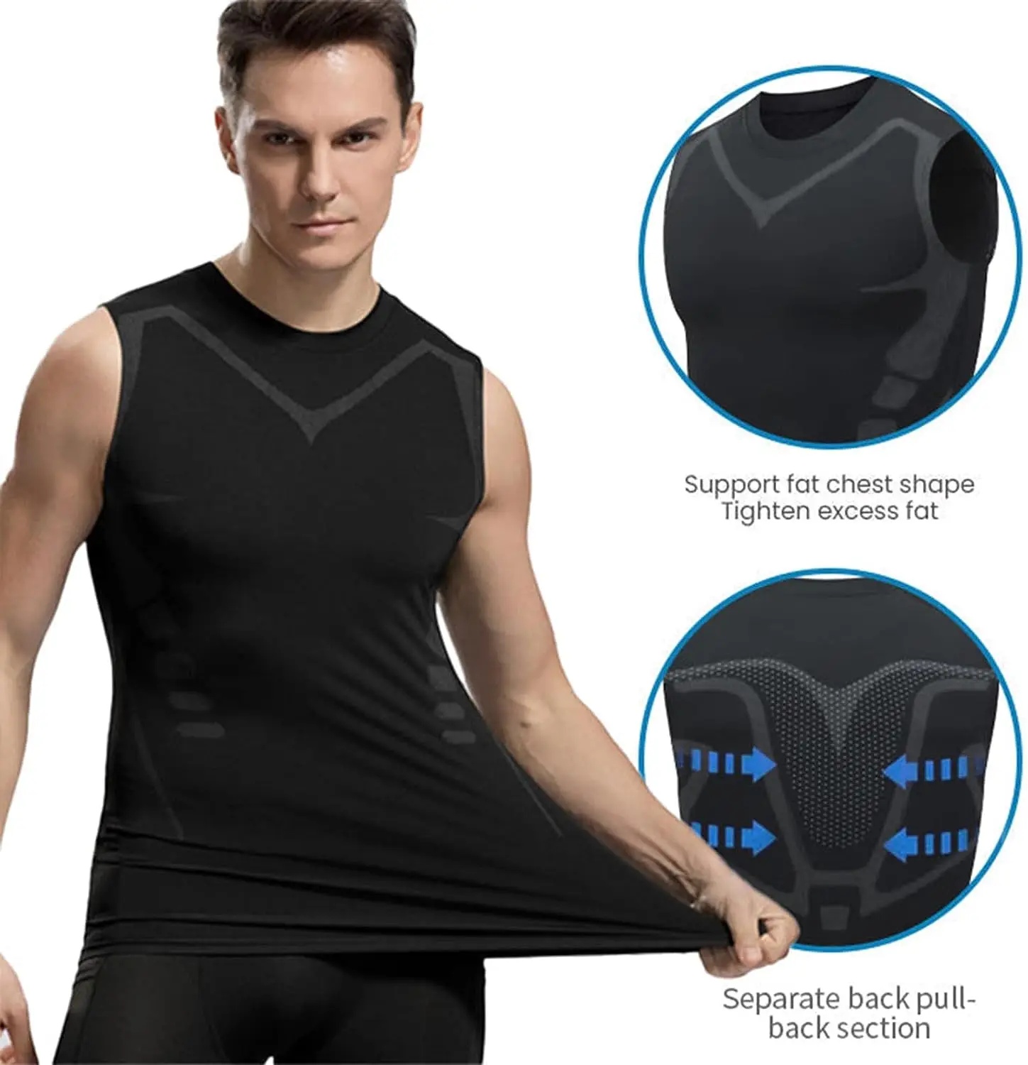 Compression Tank Top Mens Gym  - Health Wellness And Fitness review and price