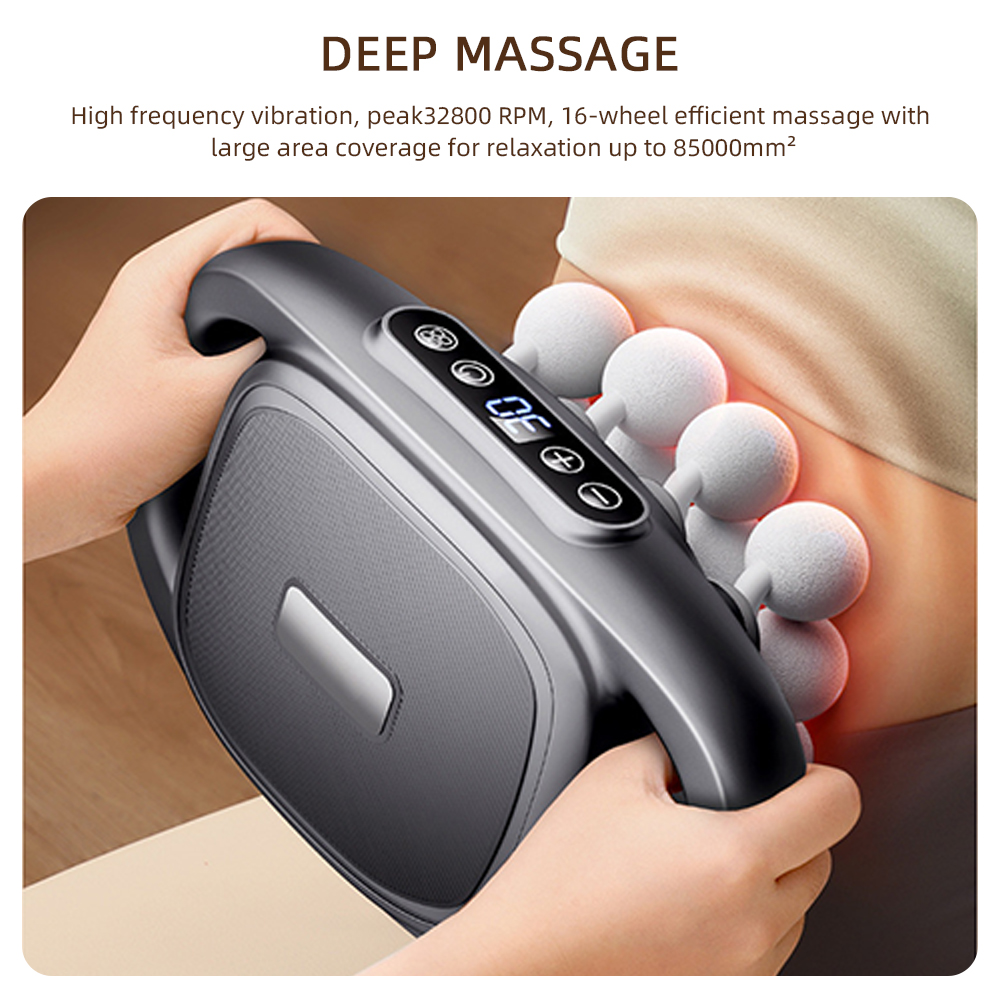 16-Head Fascia Gun High-Freque - Health Wellness Massage review and price