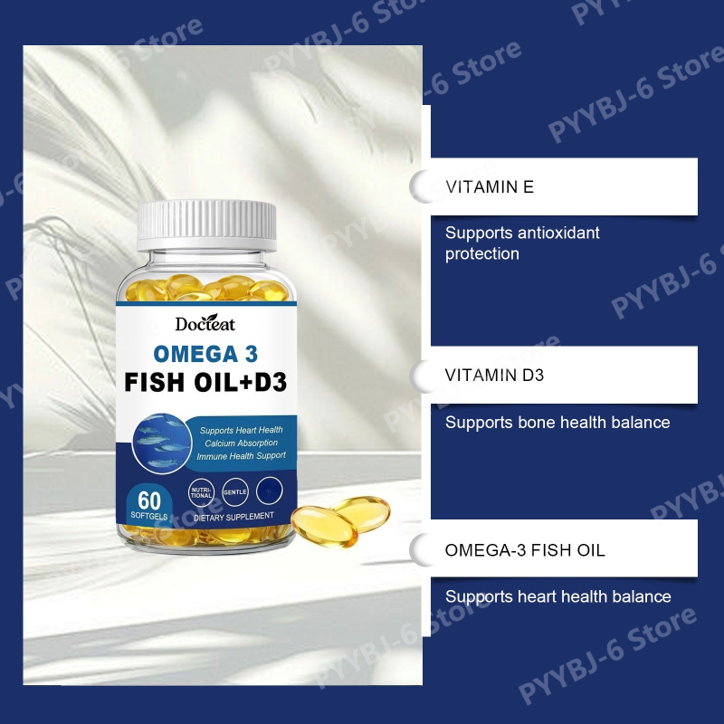 Omega-3 Fish Oil Supports Card - Wellness Health Nutrition review and price