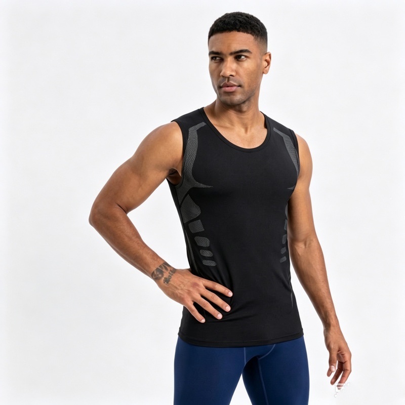 New Mans Compression Tank Top  - Health Wellness And Fitness review and price