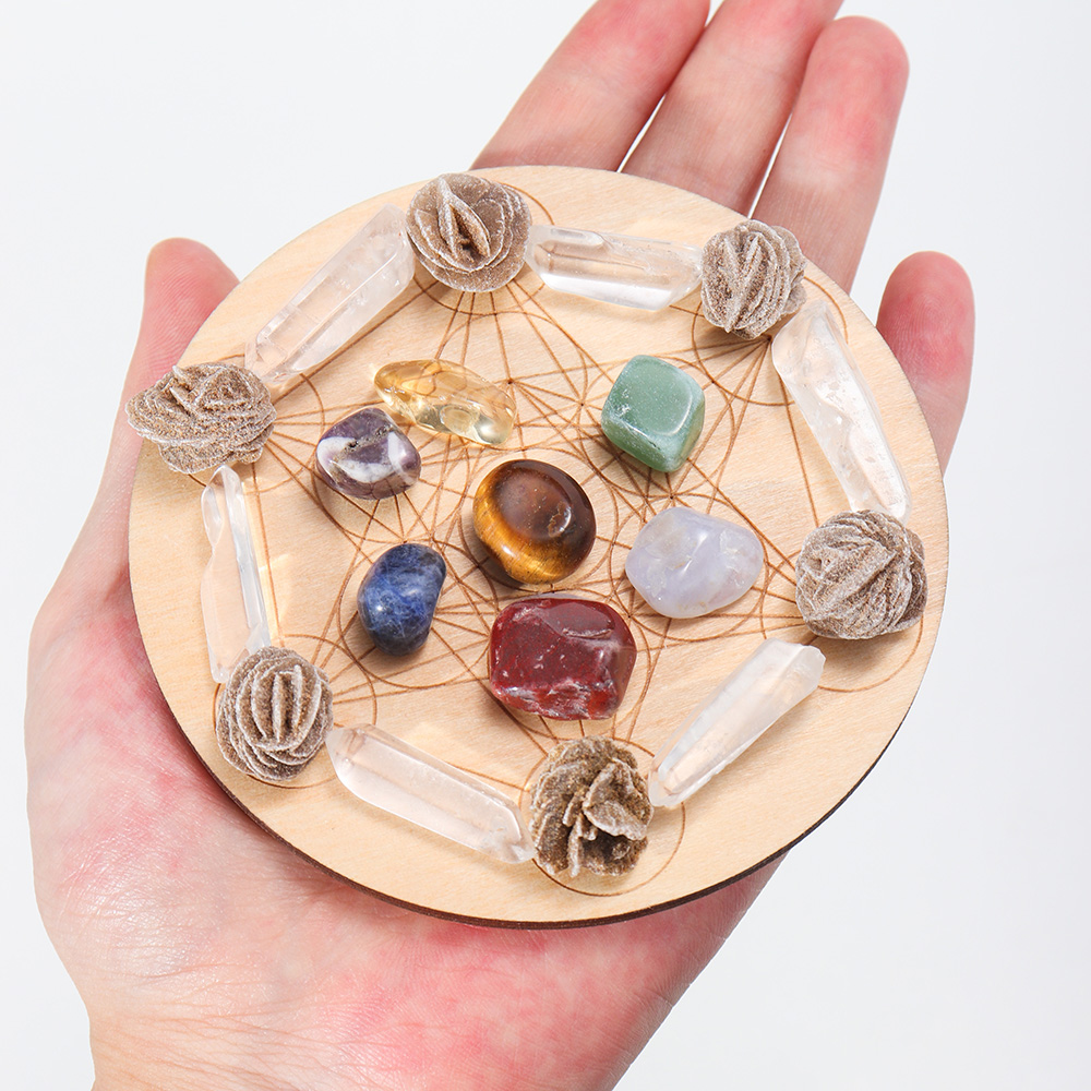 7pcs/set Natural Crystal Mixed - Healing Crystal Set review and price